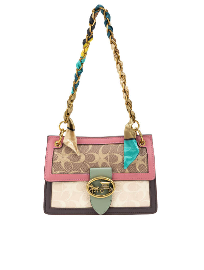 Sac à  bandoulière avec foulard